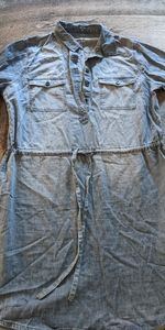 Maternity jean dress